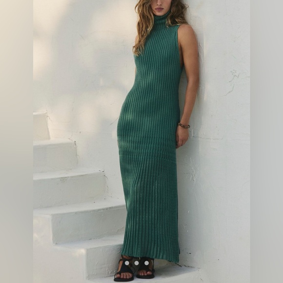 Free People Green Maxi Dress - Picture 4 of 6